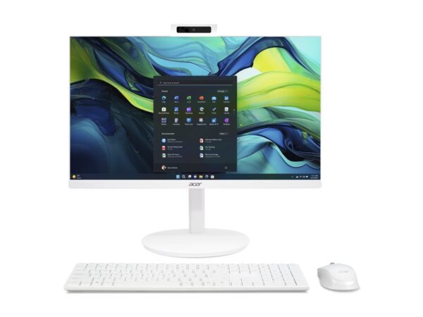ACER Aspire C27-1800 Intel Core i5-1334U 27p FHD 8Go RAM 512Go SSD Intel UHD Graphics W11H Blanc 2 ans PC Ordinateur Tout en un Home
