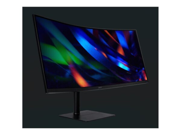 ACER Monitor Ultra Wide CZ342CURJ0bmiphuzx 34p UWQHD 120Hz DP/Type-C 100Hz HDMI LED VA 4ms HDMI DP 3Years Warranty