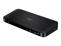 ACER USB Type-C Dockingstation III 85W charging Rear 2xDP 1.4++ HDMI 2.0 RJ45 2xUSB 3.1 Gen2 Front 2xUSB 3.1 1xType-C 3.5mm Audio