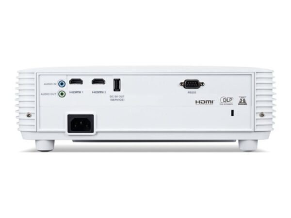 ACER WUXGA Projector 1920×1200 16:9 Native 4:3 Supported 4500lm HDMI 1.4a Video Audio HDCP 1.4 x2 PC Audio Stereo mini jack