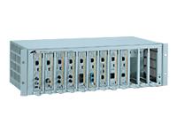 ALLIED 12 slot media converter rackmount chassis with redundant power option