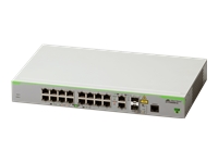 ALLIED 16x 10/100T ports 2x combo ports 100/1000X SFP or 10/100/1000T Copper Fixed AC power supply EU Power Cord