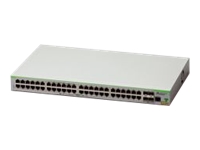 ALLIED 48x 10/100T ports and 4x 100/1000X SFP 2 for Stacking Fixed AC power supply EU Power Cord