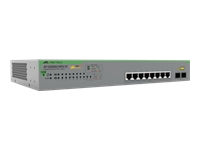 ALLIED Gigabit webSmart switch 8x 10/100/1000-T PoE+ 2x SFP Ports and single fixed PSU EU Power Code
