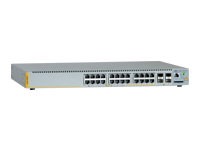 ALLIED L2+ managed switch 24x 10/100/1000Mbps POE+ ports 4 x SFP uplink slots