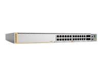 ALLIED L3 Stackable Switch 20x 10/100/1000-T PoE+ 4x 100M/1G/2.5G/5G-T PoE+ 4x SFP+ Ports and dual fixed PSU EU Power Cord
