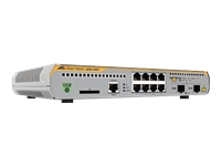 ALLIED X230 10GT L2+ managed switch 8×10/100/1000Mbps 2xSFP uplink slots 1 Fixed AC power supply EU Power cord