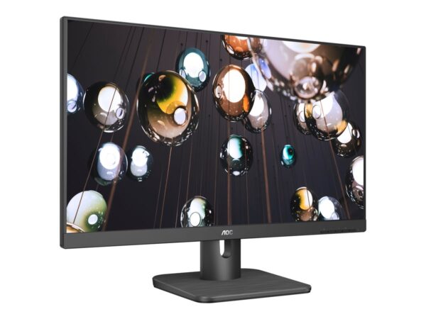 AOC 24E1Q 23.8p – 1920 x 1080 Full HD (1080p) 60 Hz – IPS – 250 cd/m2 – 1000:1 – 5 ms – HDMI, VGA, DisplayPort – haut-parleurs