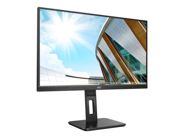 AOC 24P2QM 24 » Ecran 1920 x 1080 Full HD (1080p) @ 75 Hz – VA – 300 cd/m² – 3000:1 – 4 ms – HDMI, DVI, DP, VGA – haut parleur
