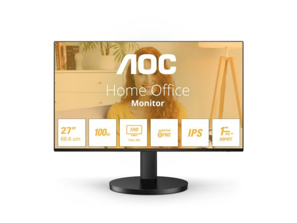 AOC 27B3HA2 27p IPS 1920×1080 16:9 4ms 250cd/m2 HDMI VGA Black