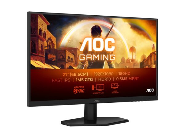 AOC 27G42E 27p Gaming Monitor 180Hz 1920×1080 1ms HDMI DP Black