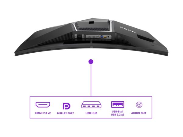 AOC AG346UCD 34p 3440×1440 0.03ms 2xHDMI DP USB Black