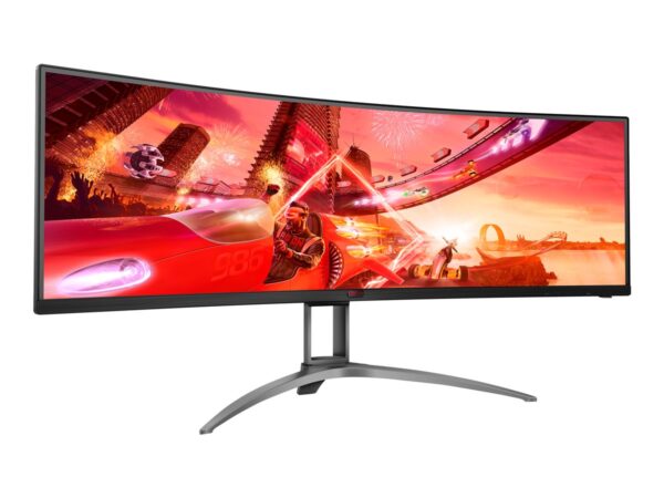 AOC AG493UCX2 49p Curved VA 32:9 DQHD 5120×1440 165Hz 550 cd/m2 1ms HDMI2.0x3 DP USB type C with DO USB3.2×3
