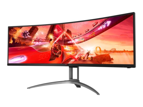 AOC AG493UCX2 49p Curved VA 32:9 DQHD 5120×1440 165Hz 550 cd/m2 1ms HDMI2.0x3 DP USB type C with DO USB3.2×3