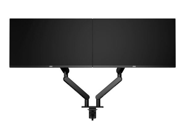 AOC AM420 bras pour – pour 2 écrans LCD / plasma – pour bureau – alliage d’aluminium – noir – Taille d’écran :17″-34″