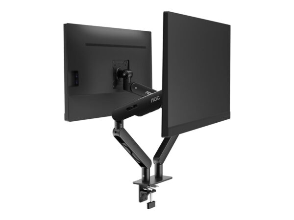 AOC AM420 bras pour – pour 2 écrans LCD / plasma – pour bureau – alliage d’aluminium – noir – Taille d’écran :17″-34″