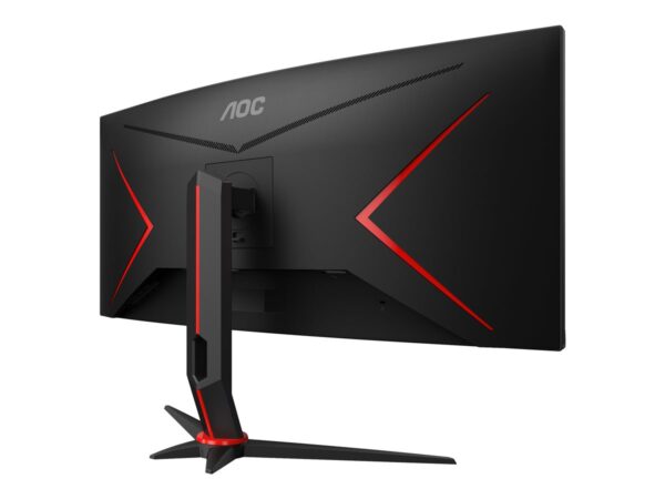 AOC CU34G2XP/BK 34p 3440×1440 VA 180hz High adjustable Stand HDR400 Freesync Premium USB HUB 4×3.0 2xDP 2xHDMI