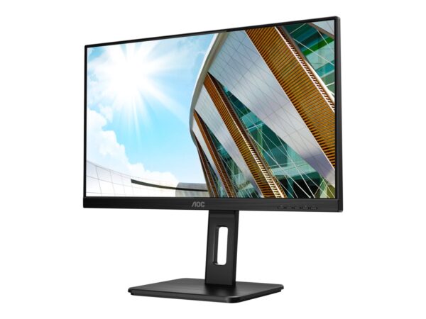 AOC Q24P2Q 23.8p 2560×1440 QHD IPS 250cd/m2 1000:1 4ms HDMI VGA DisplayPort haut-parleurs noir