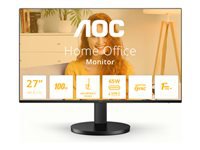 AOC Q27B3CF2 27p 2560×1440 100Hz IPS Flat H/A 110mm 65W AdaptiveSync USB HUB SPEAKERS Low Blue Mode USB C HDMI 350cd/m2
