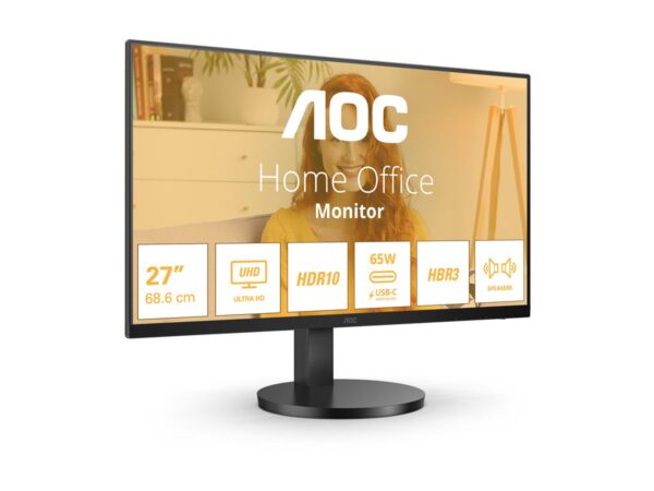 AOC U27B3CF 27p 3840×2160 2xHDMI USB Black