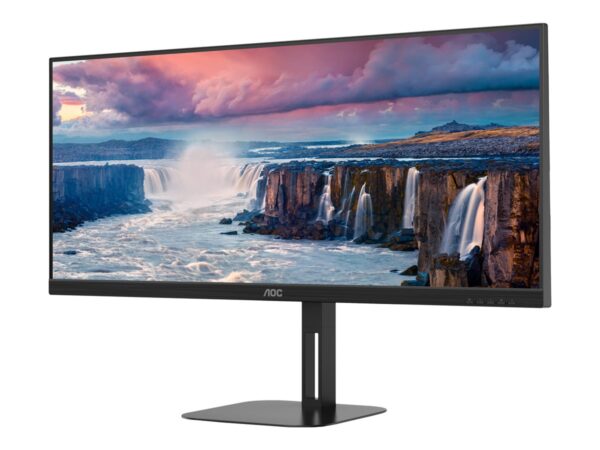 AOC U34V5C/BK 34p VA WQHD display 3440×1440 21:9 4ms 300cd/m2