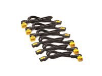 APC 6x Power Cords C13 / C14 1.8m angled
