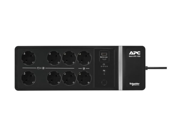 APC Back-UPS 1050VA 8 schuko outlets 230V USB Type-C and A charging ports