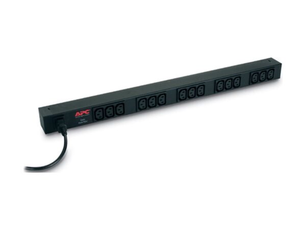 APC BANDEAU DE PRISES BASIQUE – IEC C14 EN ENTREE – 15 SORTIE IEC C13 – 16A – 230V – RACK ZERO U VERTICAL