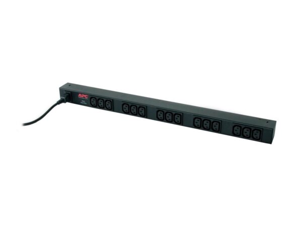 APC BANDEAU DE PRISES BASIQUE – IEC C14 EN ENTREE – 15 SORTIE IEC C13 – 16A – 230V – RACK ZERO U VERTICAL