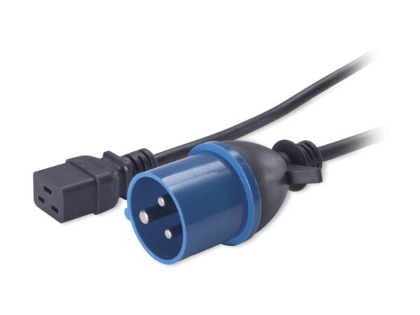 APC CABLE D ALIMENTATION ONDULEUR LONGUEUR 2.5M – IEC 309 BORNIER VERS IEC C19 ONDULEUR