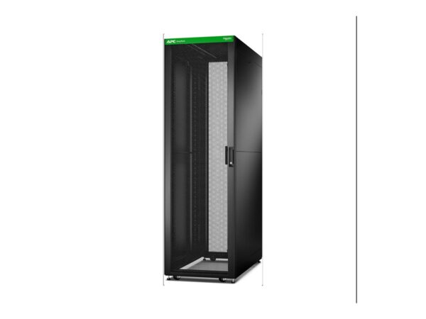 APC Easy Rack 42Ux600x1000 Roof/Side panel/castors/feet No Bottom 4 Brackets black