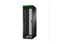 APC Easy Rack 42Ux600x1000 Roof/Side panel/castors/feet No Bottom 4 Brackets black