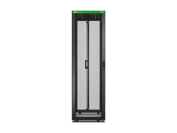 APC Easy Rack 42Ux600x1200 with Roof castors feet and 4Brackets No Side panels Bottom black