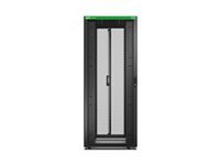 APC Easy Rack 42Ux800x1000 with Roof castors feet and 4Brackets No Side panels Bottom black