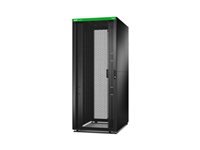APC Easy Rack 42Ux800x1200 Roof/Side panel/castors/feet No Bottom 4Brackets black
