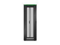 APC Easy Rack 48Ux800x1000 with Roof castors feet and 4Brackets No Side panels Bottom black