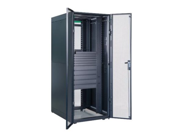 APC Easy Rack 82Ux800x1200 Roof/Side panel/castors/feet No Bottom 4Brackets black