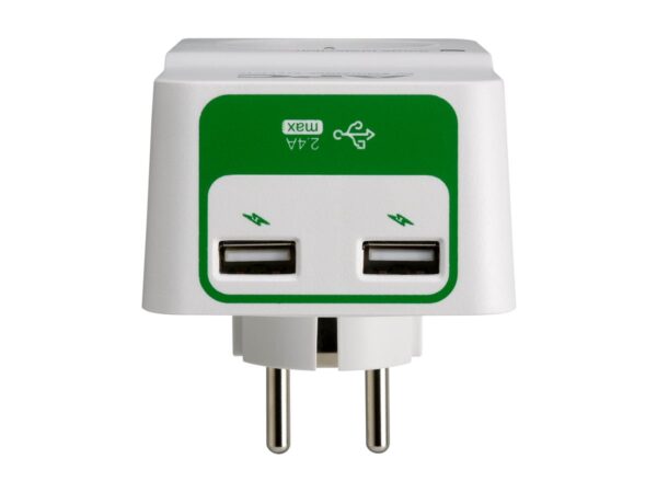 APC Essential SurgeArrest 1 Outlet 230V 2 Port USB Charger France