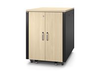 APC NetShelter Soundproof Server Rack 17U 230V 1000H x 750W x 1134D mm Maple