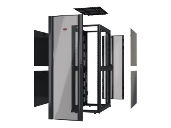 APC NetShelter SX 42U 600mm Wide x 1200mm Deep Enclosure Without Sides Without Doors Black