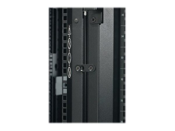 APC NetShelter SX 48U 600mm Wide x 1200mm Deep Enclosure with Roof No Doors or Sides Black