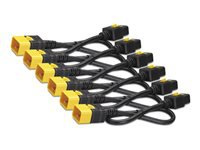 APC Power Cord Kit 6 EA LockingC19 TO C20 1.2M 4FT Red