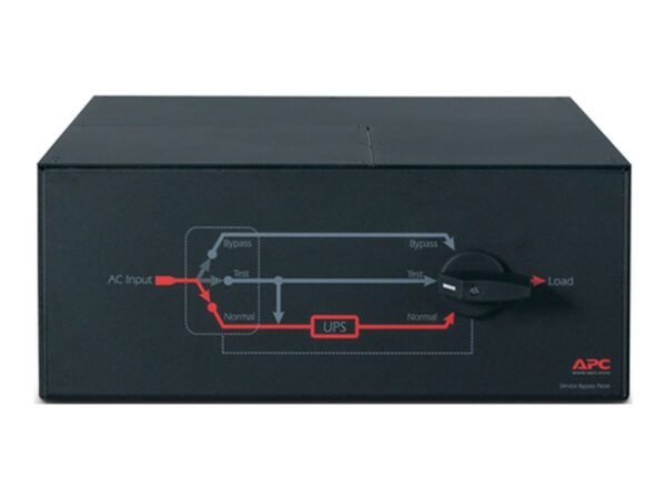 APC Service Bypass Panel- 200/208/240V 100A MBB Hardwire input 6 L14-30R output