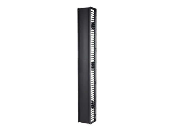 APC ValueLine Vertical Cable Manag 2 and 4 Post Racks 96p H X 12inch W Single-Sided with Door