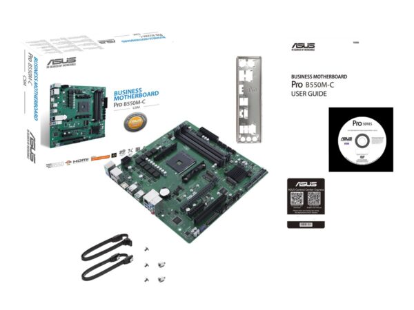 ASUS PRO B550M-C/CSM AMD B550 Socket AM4 ErP Ready 4DDR4 Dual channel microATX MB