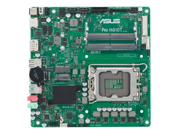ASUS PRO H610T-CSM LGA1700 2DDR4 Thin Mini ITX 2xSATA MB 1xHDMI 1xDP 1xLVDS 3xM.2
