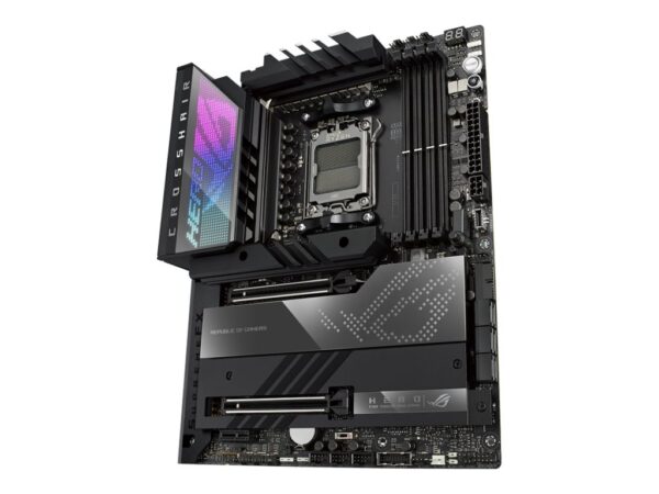 ASUS ROG CROSSHAIR X670E HERO AM5 Socket 4DDR5 2xPCIe 5.0 x16 2xUSB 4 HDMI 2.1 6xSATA 6Gb/s ATX