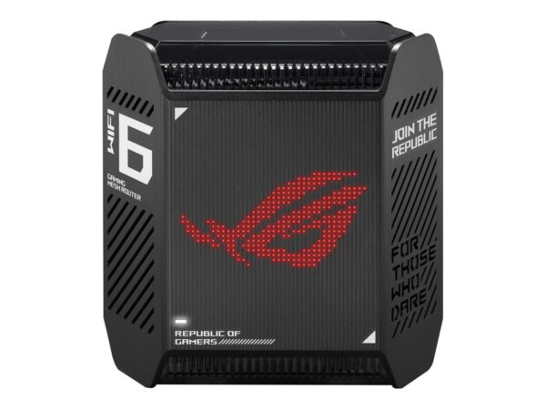 ASUS ROG Rapture GT6 Black 2PK AX10000 Whole-Home Tri-band Mesh WiFi 6 Router 802.11 a/b/g/n/ac/ax