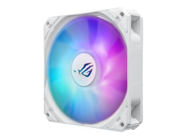 ASUS ROG Strix LC III ARGB LCD WHT all-in-one CPU liquid cooler with 2.1 IPS LCD Aseteks new Gen7 v2 pump and premium ROG ARGB fans