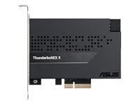 ASUS ThunderboltEX 5 expansion card dual Thunderbolt 5 USB C ports DisplayPort 2.1 PCIe 4.0